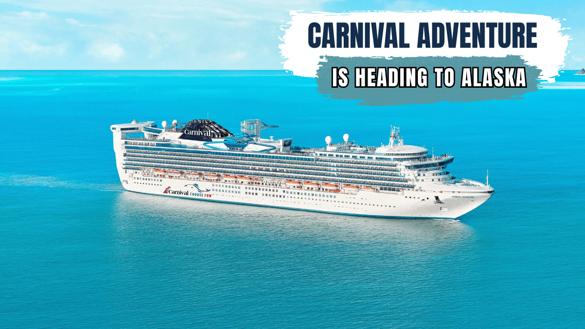 Carnival Adventure at sea