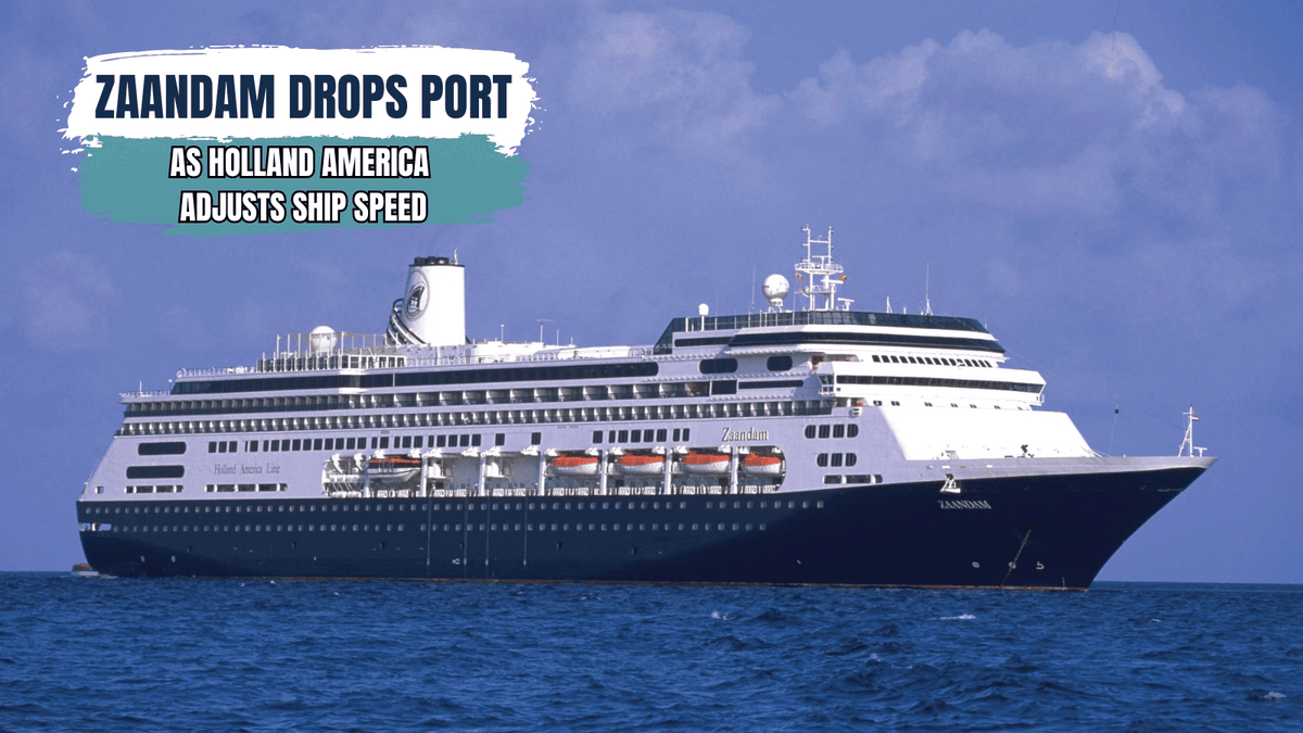 Holland America Line Zaandam at sea