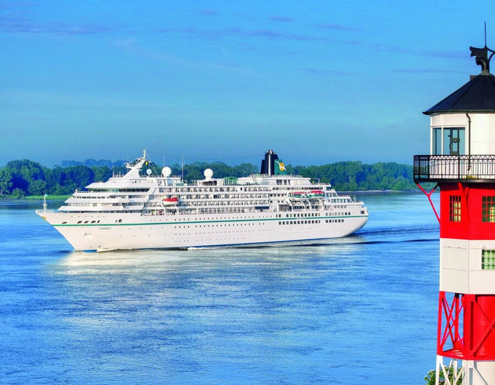 Amadea cruise ship sailing