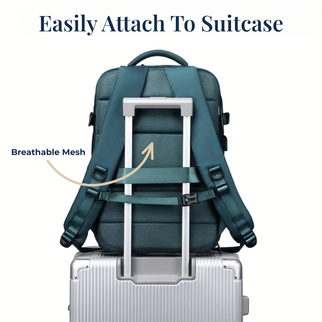 Voyage Ready Travel Backpack – Peacock Green