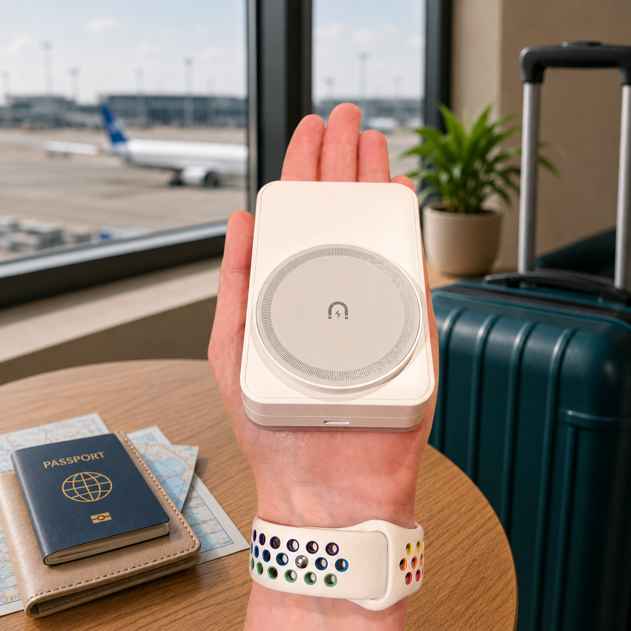 Voyage Ready Foldable 3-in-1 Travel Charging Station