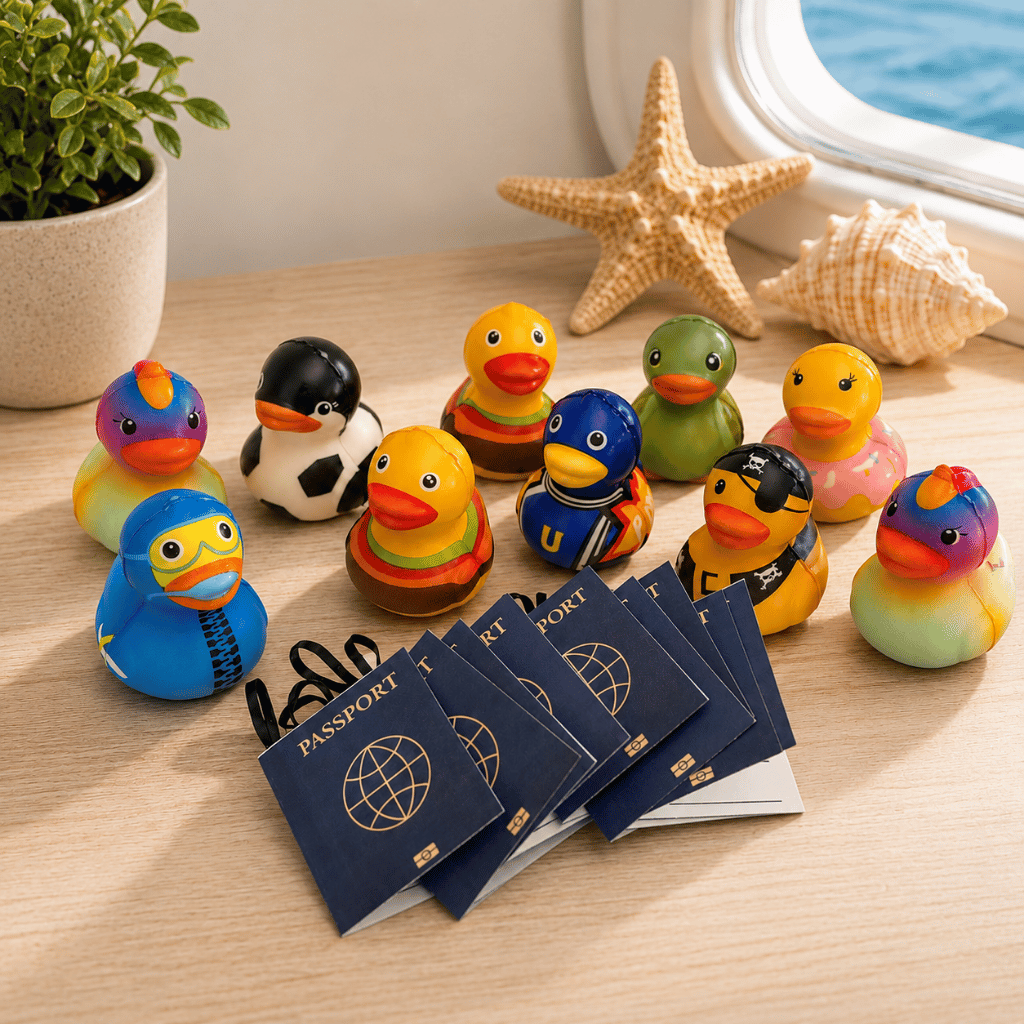 Voyage Ready Cruising Duck Pack (10 Squishy Ducks + Passports)