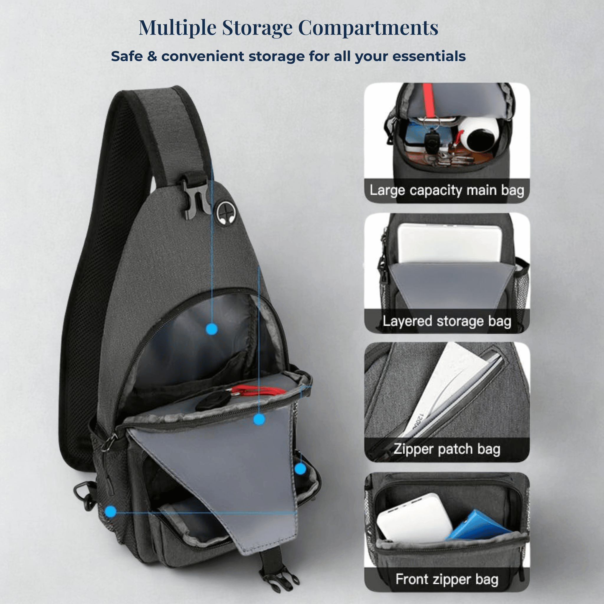 Voyage Ready Travel Sling Bag