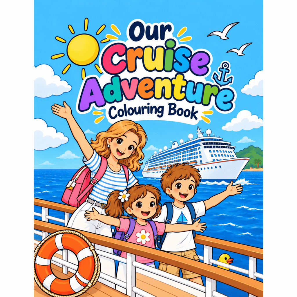 Our Cruise Adventure Colouring Book - Paperback