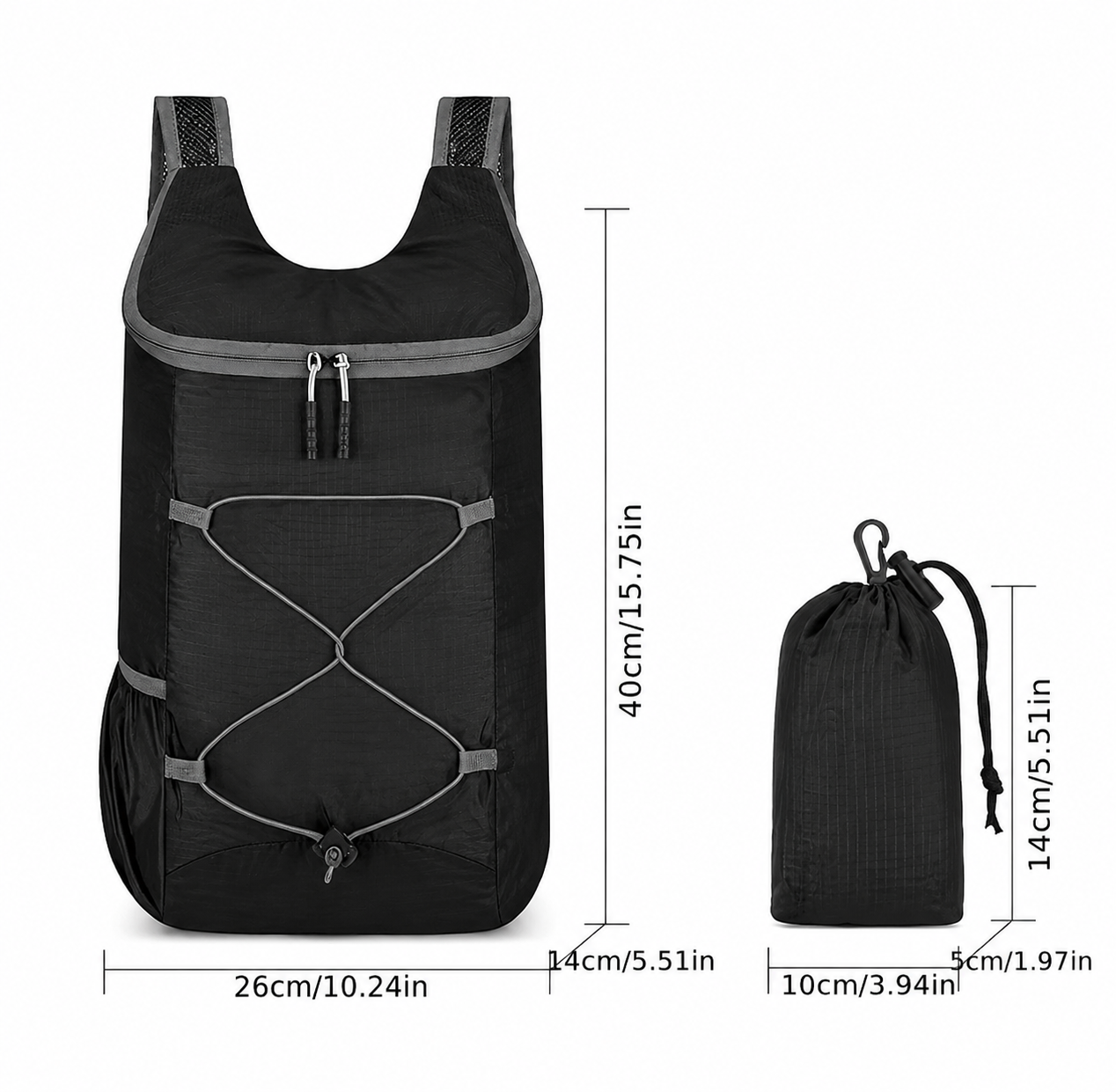 Voyage Ready Ultra-Light Foldable Backpack