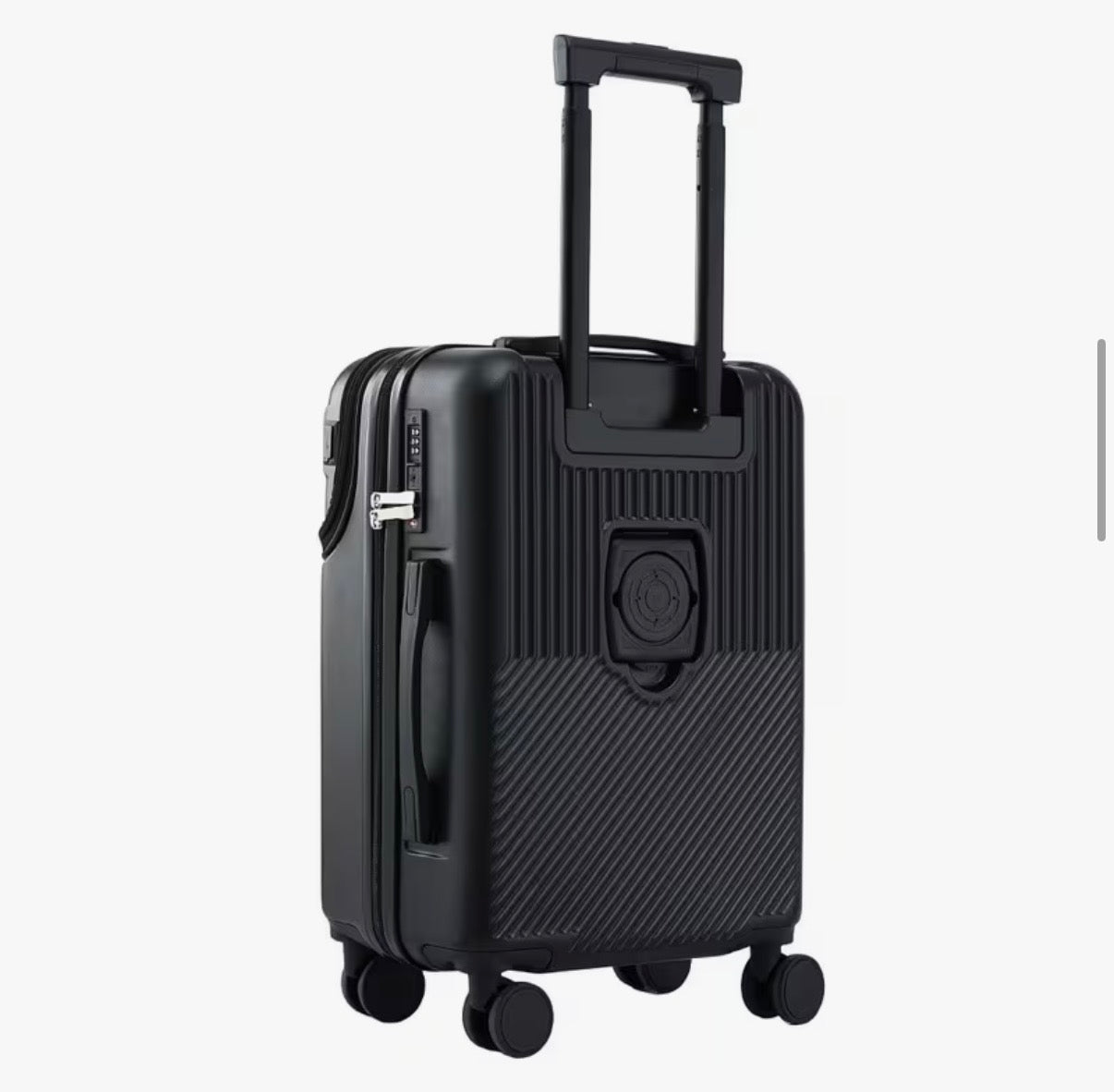 Voyage Ready Front-Access Carry-On Suitcase – 20" Cabin Size (Black or White)