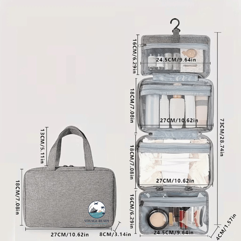 Voyage Ready Large Hanging Toiletry Bag